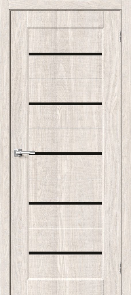 Фото двери с покрытием Экошпона Мода-22 Black Line Ash White из Экошпона   150-0001 в Белгороде