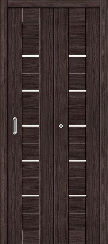 Фото складной двери Межкомнатная дверь Порта-22 Wenge Veralinga Складные двери  el'PORTA 091-0331 в Белгороде