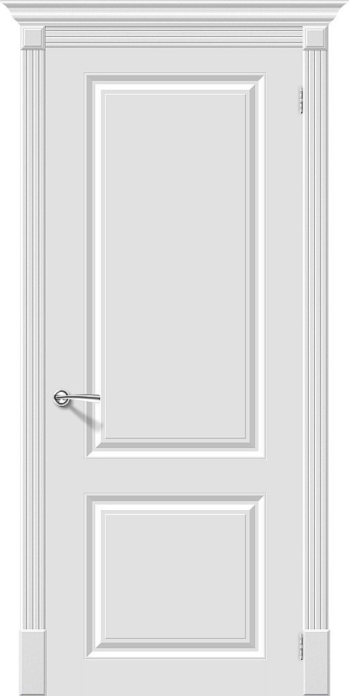 Фото окрашенной двери (Эмаль) Скинни-12 Whitey окрашенная (Эмаль)   013-0299