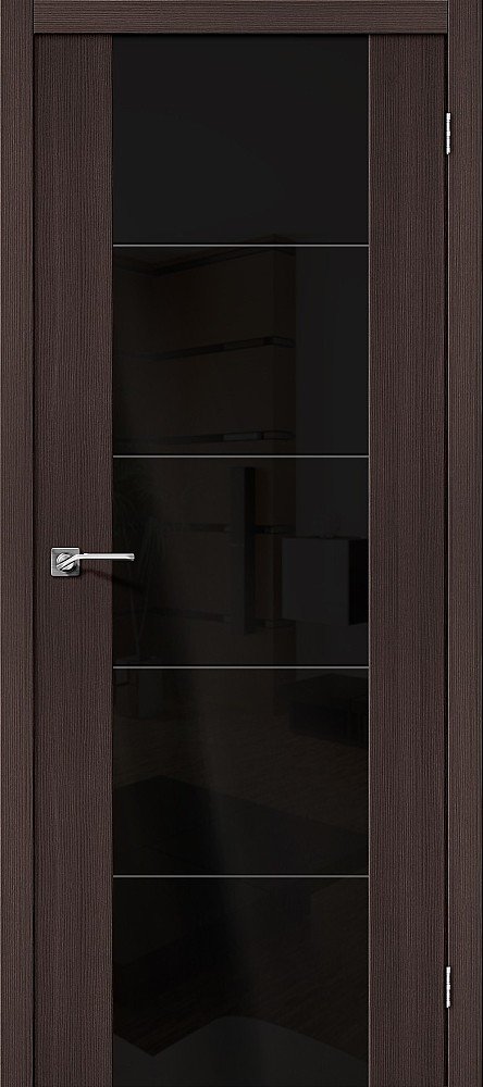 Фото двери с покрытием Экошпона V4 BS Wenge Veralinga из Экошпона  el'PORTA 006-0076 в Белгороде