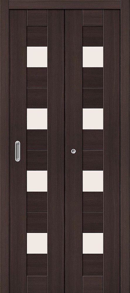 Фото складной двери Межкомнатная дверь Порта-23 Wenge Veralinga Складные двери  el'PORTA 091-0339 в Белгороде