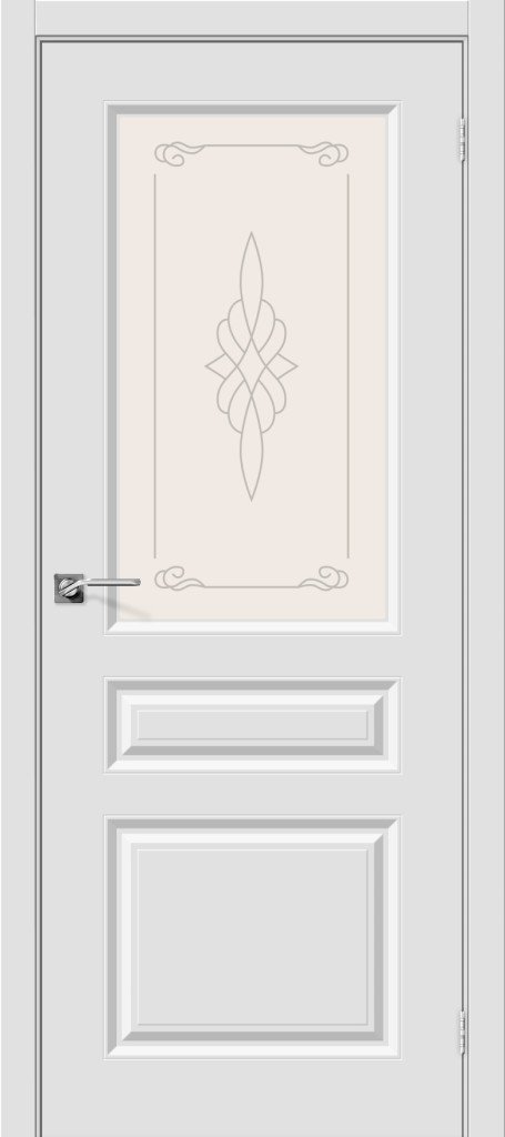 Фото двери ламинированная Скинни-15 П-23 (Белый) ламинированная   015-0517 в Белгороде