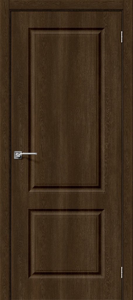 Фото двери ламинированная Межкомнатная дверь Скинни-12 Dark Barnwood Ламинированные двери  Bravo 146-0207