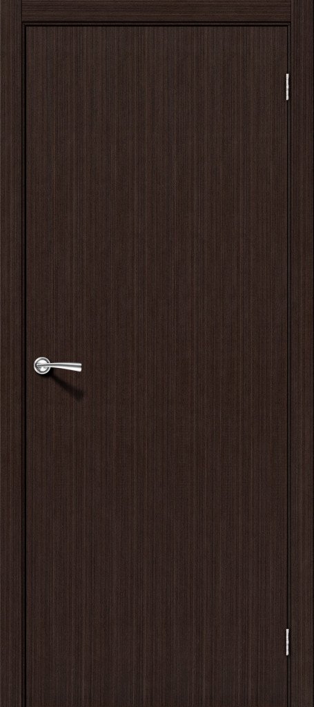 Фото шпонированной двери Межкомнатная дверь Соло-0.V Ф-27 (Венге) Шпонированные двери  Bravo 003-0717 в Белгороде