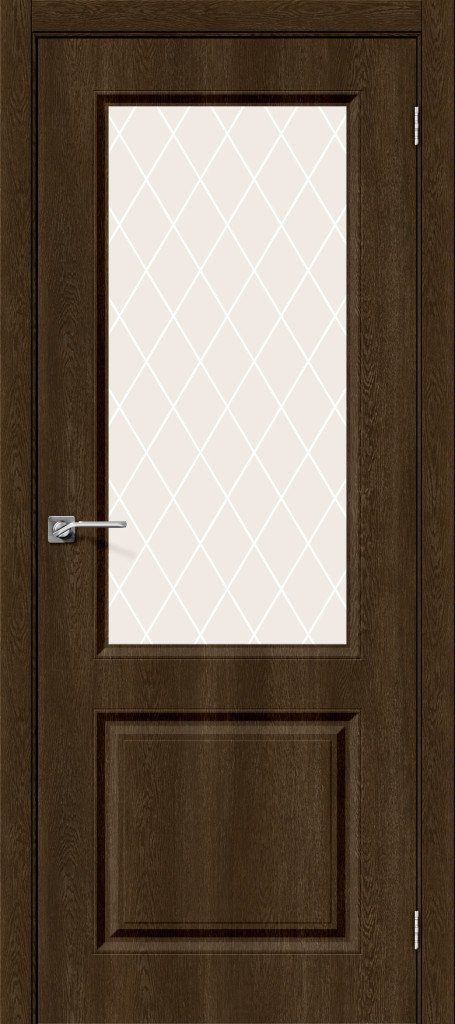 Фото двери ламинированная Межкомнатная дверь Скинни-13 Dark Barnwood Ламинированные двери  Bravo 146-0211