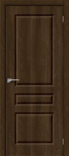 Фото двери ламинированная Межкомнатная дверь Скинни-14 Dark Barnwood Ламинированные двери  Bravo 146-0215