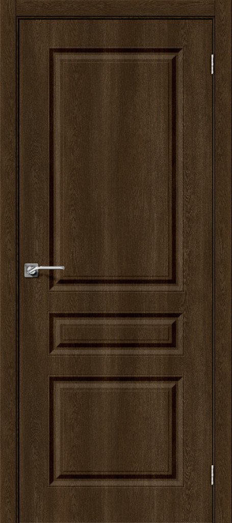 Фото двери ламинированная Межкомнатная дверь Скинни-14 Dark Barnwood Ламинированные двери  Bravo 146-0215 в Белгороде