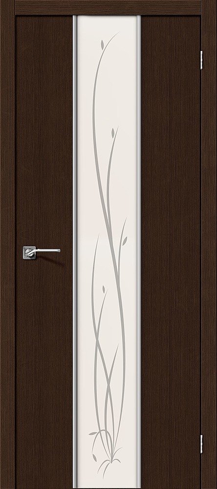 Фото двери с покрытием Экошпона Глейс-2 Twig 3D Wenge из Экошпона   092-0213 в Белгороде