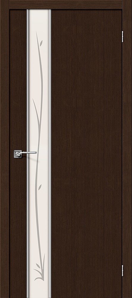 Фото двери с покрытием Экошпона Глейс-1 Twig 3D Wenge из Экошпона   092-0197 в Белгороде