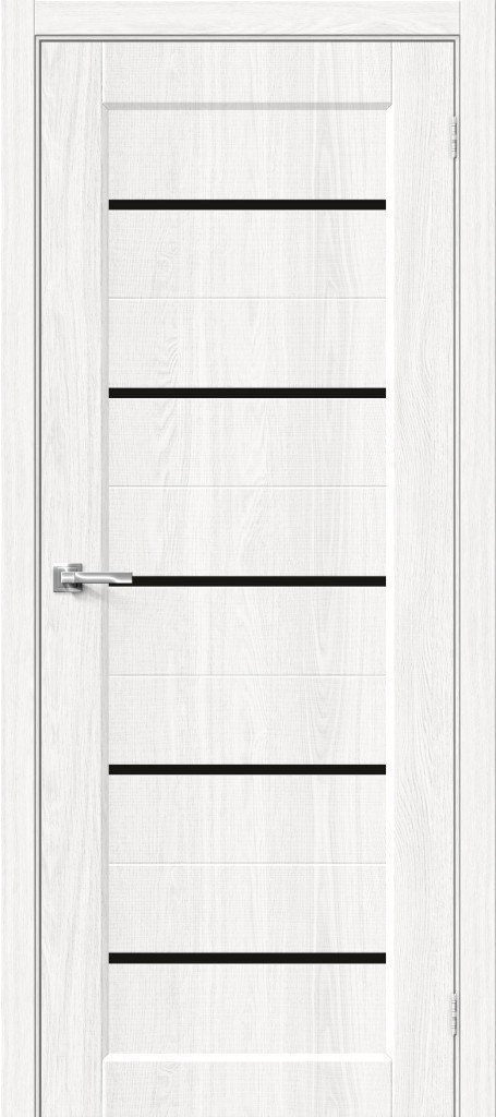 Фото двери с покрытием Экошпона Мода-22 Black Line White Dreamline из Экошпона   153-0067 в Белгороде