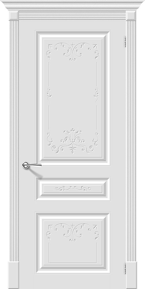 Фото окрашенной двери (Эмаль) Скинни-14 Аrt Whitey окрашенная (Эмаль)   013-0271 в Белгороде